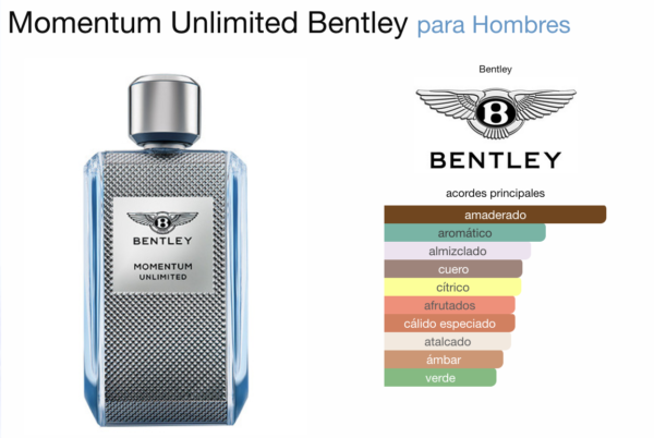 Bentley Momentum Unlimited EDT (Caballero) - 100 ml - Imagen 2